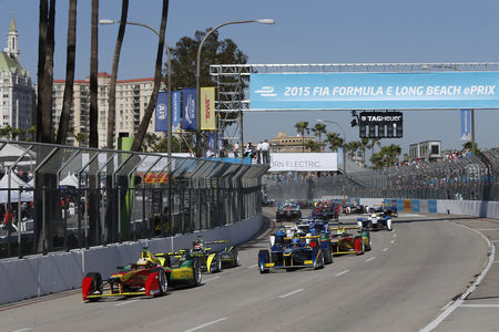 Elektrivormelid Long Beachis. Foto: FIA Formula E